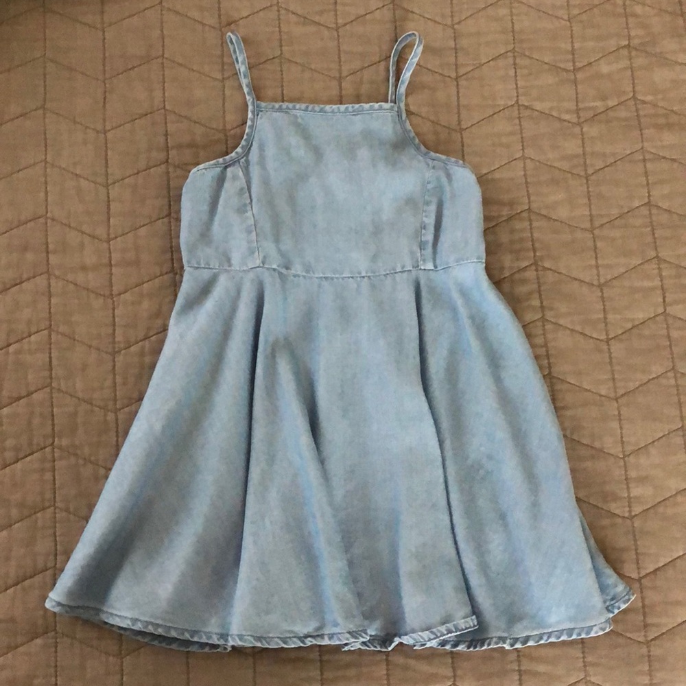 Toddler chambray tank dress